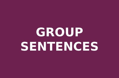 Group sentences