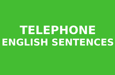 Telephone English Sentences